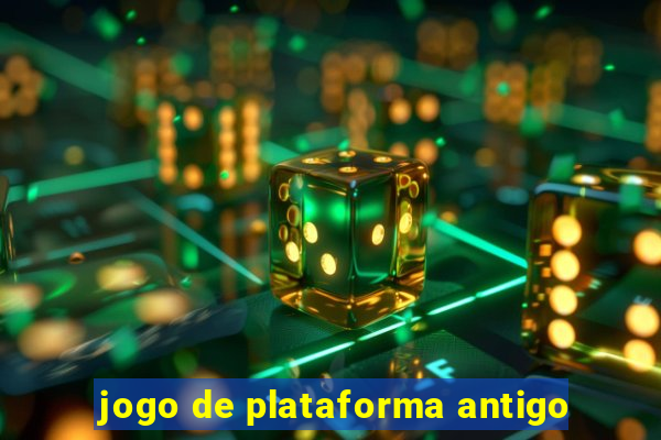 jogo de plataforma antigo